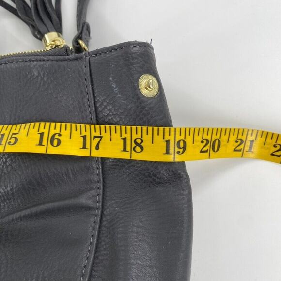 Olivia + Joy New York Womens Leather Shoulder Bag Blue Handle‎ Adjustable Strap - Picture 6 of 12